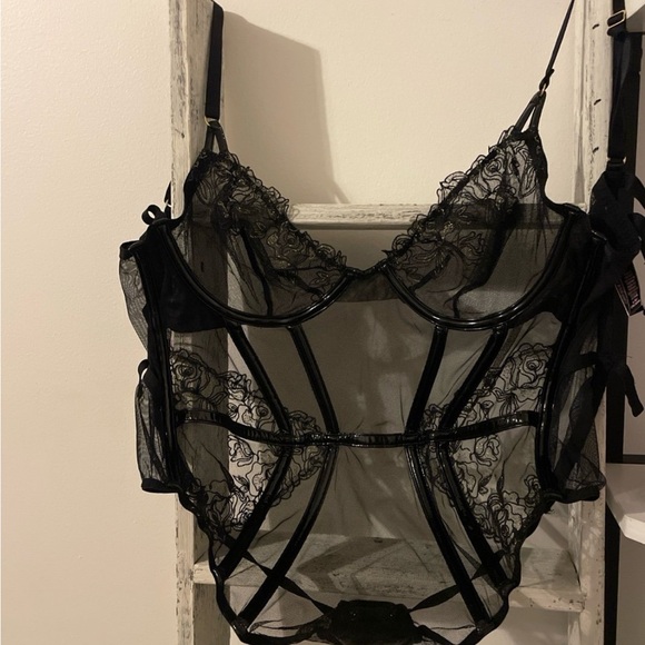 Victoria's Secret Other - Victoria's Secret Black Lace lingerie woman's large
